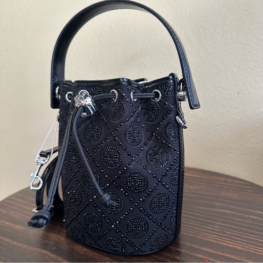 Tory Burch Mini T Monogram Hotfix Bucket Bag - Picture 4 of 13